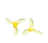 Drone Propellers avec Protectors 8 pièces de 1mm adaptées à l'utilisation for 1219 1.2x1.9x3 31mm, Moteur sans balais Tasse Creuse, hélice CCW/CW, d'avion Drone RC(Yellow 4Pairs)
