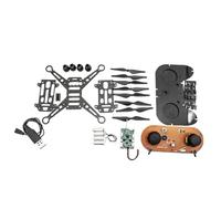 Drone Quadcopter RC Aircraft Model Kit Accessory Assembly Ensemble avec des pièces compatibles Compatible avec Les Amateurs de Bricolage(No Aerial Photograph)
