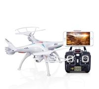 Drone Quadricoptère Syma X5sw Wifi 2.4g 4 Canaux Avec Gyro Camera Wifi+Fpv Blanc-Syma Blanc