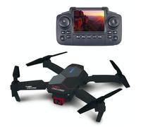 Drone RC en valisette - TURBO CHALLENGE - 400329 - Double caméra - Télécommande écran - Dès 14 ans