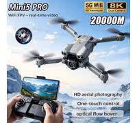 Drone RC Mini 5 Pro 2026 amélioré, caméra double 8K, WiFi FPV, vol stationnaire par flux optique, quadricoptère RC pour la photographie aérienne et les loisirs Mini5 PRO 6K 1B