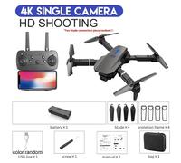 Drone RC professionnel E88 à grand angle avec caméra HD 4K, hélicoptère pliable E88