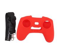 Drone Remote contrôleur Couvre de Protection Couvre en Silicone avec Longe de sécurité Soft Durable Anti Slip Skin pour Avata 1 2 FPV (Rouge)