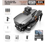 Drone Rg601 Max Gps Avec Caméra Aérienne Hd 8k,Fpv,5g,Flux Optique,Pliable,Avec Touristes,Wifi,Professionnel,Grande Taille,5km - Type Rg601-Gps-8k-Avoid-Generique