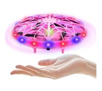 Drone UFO Mini pour enfants - UFO - Contrôle gestuel - Lumière verte et bleue - Batterie rechargeable