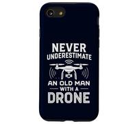Drone Vieil Homme Drôle Pilote Hobby Quadcopter UAV Flyer Coque pour iPhone SE (2020) / 7/8