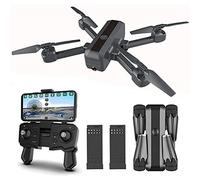 Drone with Camera 4K HD for Adults Foldable Drone for Adult with Optical Flow Dual Positioning System 90° ESC Camera FPV WiFi Transmission Live Video with 2 Batteries