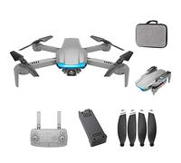 Drone with Camera for Adult GPS 4K HD Aerial Photography Professional Quadcopter Folding 20-min Flight Time Smart Return Home Follow Me Brushless Moteur Remote Helicopter (Gray 1 BATTERY)