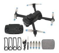 Drone XT5, positionnement optique, photographie aerienne 4K HD, double camera, evitement d'obstacles sur quatre cotes, avion telecommande, noir