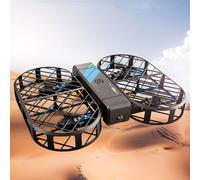 Drone YOLOKE, décollage depuis la paume de la main, trajectoires de vol intelligentes, format pliable avec télécommande, mini drone idéal pour