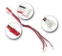DronePost Câble de charge convertisseur 2 à 3 connecteurs JST + XH vers 3 connecteurs 51005 à 2 broches pour batterie 3,7 V 1S pour drones Syma Hubsan Cheerson JJRC Eachine Wltoys Radio Control