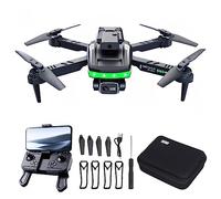 Drones FPV, Drone WiFi 1080P avec Double Caméra 4K HD, Quadricoptère RC Gestuel pour Débutants, Drone Pliable Batterie Intégrée avec étui de Transport, Survol Automatique