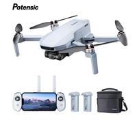 Drones GPS 4K à cardan à axe unique Potensic C0 professionnels de moins de 249 g maximum de 4 km pour adultes et débutants ATOM SE 2 batteries kit