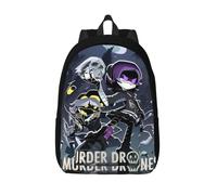 Drones meurtriers Uzi Portier pour adolescents etudiant École Sac à dos Série télévisée Sac à dos Collège Lycée Collège Sports Noir