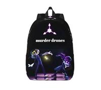 Drones meurtriers Uzi portier pour adolescents, sac d'ecole, sac à dos drôle de série télévisée, primaire, lycée, collège, extérieur Noir