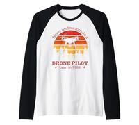 Drones-Pilote Anniversaire né en 1984 Quadrocopter Drones Manche Raglan