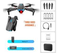 Drones Pliants E99 Avec Caméra,Photographie Aérienne Professionnelle Hd Pour Touristes,Vol À Quatre Axes,Drones Télécommandés,Meilleures Ventes - Type Bk 0c Bundle1-Generique