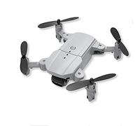 Drones with Camera Mini Drone Quadcopter Foldable Altitude Hold 4K Photo Dual Cameras Headless Mode Auto Return Home for Beginners Gray 1drone+2battery(1drone+2battery Gray)