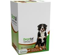 Drontal Large Dog Tasty 525/504/175mg Infections Mixtes Nématodes Et Cestodes Chiens 24 Comprimés