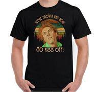 Drop Dead F T-Shirt We're Grown Ups Now So P!SS Off Rik Mayall Rick Tee Movie Colour11(Large)
