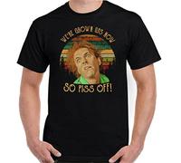 Drop Dead FR T-Shirt We're Grown Ups Now So P!SS Off Rik Mayall Rick Tee Movie Black(XX-Large)