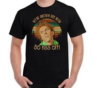 Drop Dead Fred T-Shirt We're Grown Ups Now So P!SS Off Rik Mayall Rick Tee Movie Black(X-Large)