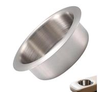 Drop in Cup Holder - Stainless Steel Table Drink Insert for Beverage Storage | Silver Recessed Cup Organizer with Smooth Edge Design, Furniture Drink Holder for Sofa RV Boat Truck Lounge Chair