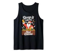 Drop It Like It's Hot Cocoa Funny DJ Santa Christmas Débardeur