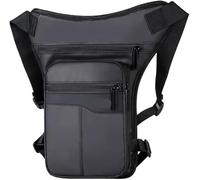 Drop Leg Bag Hiking Waist Pack, Sac Banane en Nylon for Homme, Sacoche de Cuisse, de Hanche, de Ceinture, de Jambe, de Voyage, d'équitation, de Moto, à bandoulière