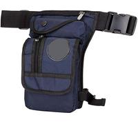 Drop Leg Bag Hiking Waist Pack, Sac Banane en Toile/Nylon for Homme, Sacoche Banane for Cuisse, Hanche, Moto, Sacoche à bandoulière(Navy)