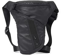 Drop Leg Bag Hiking Waist Pack, Sac Banane for Homme, Sac de Transport for Moto, Pochette multifonctionnelle, bandoulière, en Nylon, Ceinture de Hanche, Sac Banane for Jambe(Schwarz)