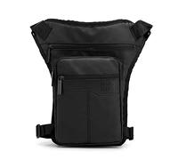 Drop Leg Bag Hiking Waist Pack, Sac Banane for Moto, Ceinture de Hanche, Sac Banane for Voyage, bandoulière, Sac en Nylon for Homme, Sac de Jambe tombante(Schwarz)