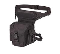 Drop Leg Bag Hiking Waist Pack, Sac de Jambe en Nylon for Homme, Ceinture de Cuisse, Panneau de Hanche, Ceinture Utilitaire, Sac Banane, Sac Banane(Schwarz)