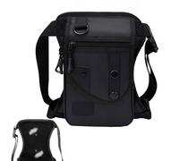 Drop Leg Bag Sac banane pour moto, randonnée et cyclisme | Sacs de hanche, sac de ceinture, sac de cuisse rabattable, sac de jambe rabattable de course, imperméable pour les voyages en plein air,