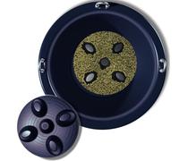 Drop 'N' Slow® Mangeoire Lente brevetée de 30,5 cm conçue pour réduire l'étouffement, réduire Les Mauvaises habitudes Alimentaires et favoriser Une Digestion Saine chez Les Chevaux 29,5 x 29,5 x 4,4