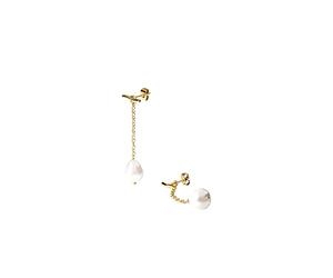 Drop Pearl Earrings