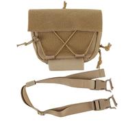 Drop poch Oxford Tissu sous Abdominal kit de Transport Sac Utilitaire Outil d'outil d'outil de Banane Pack pour Le Gilet de Plate-Forme Thoracique (Kaki)