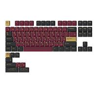 Drop + Redsuns GMK Red Samurai Keycap Set pour claviers Tenkeyless - Compatible avec Les commutateurs et Clones Cherry MX (TKL 96-Key Kit)