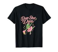 Drop Shot Diva Pickleball Retro Glam Pickleball T-Shirt