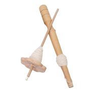 Drop Spindle - Roule de spinner en fil en bois élégant, conception de verticille supérieure classique | Arbre bien équilibré avec finition polie, outil de passe-temps pratique pour faire du tricot à l