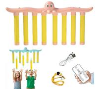 Drop Sticks Game, jeu de bâtons de capture 2026, jeux de capture de bâton tombant, jeux de réaction d'entraînement de coordination œil-main, convient pour les réunions de famille (télécommande rose)