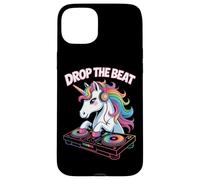 Drop The Beat Licorne DJ Animal Mélodie Coque pour iPhone 15 Plus