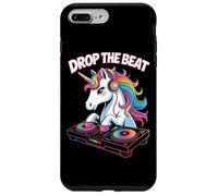 Drop The Beat Licorne DJ Animal Mélodie Coque pour iPhone 7 Plus/8 Plus