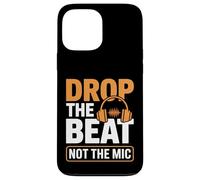 Drop The Beat Not The Mic Ingénieur audio Coque pour iPhone 13 Pro Max