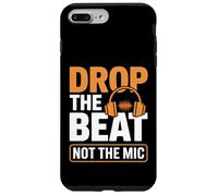 Drop The Beat Not The Mic Ingénieur audio Coque pour iPhone 7 Plus/8 Plus