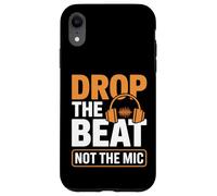 Drop The Beat Not The Mic Ingénieur audio Coque pour iPhone XR