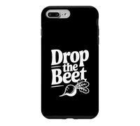Drop The Beet Jeu de Mots Amusant pour Les Amateurs de Nourriture Coque pour iPhone 7 Plus/8 Plus