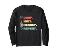 Drop Wait Regret se répète pour Coin Pusher Player Pressed Penny Manche Longue