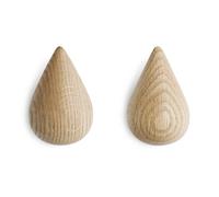 Normann Copenhagen Dropit Crochets S - 2 unités chêne nature
