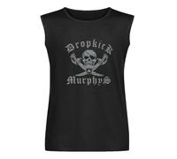 Dropkick Murphys Mens Sleeveless T-Shirt Casual Unisex Black Vest Tank Tee Tops L